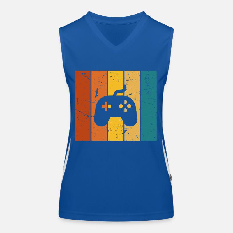 Vintage gift console Women's Functional Contrast Tank Top
