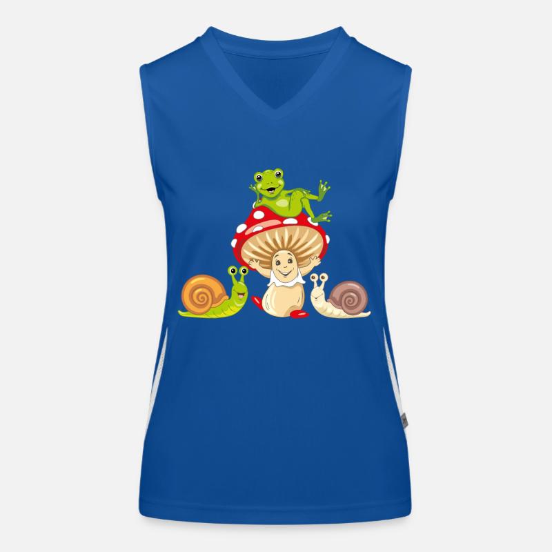 Beste Waldfreunde Funktionelles Kontrast-Tank Top für Frauen