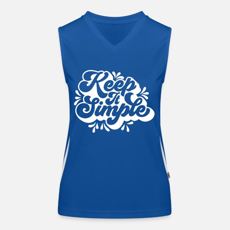 Keep it simple Débardeur respirant contrasté Femme