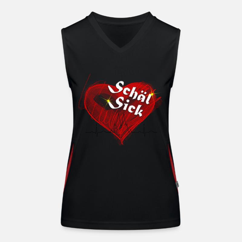 Schäl Sick 3 Funktionelles Kontrast-Tank Top für Frauen