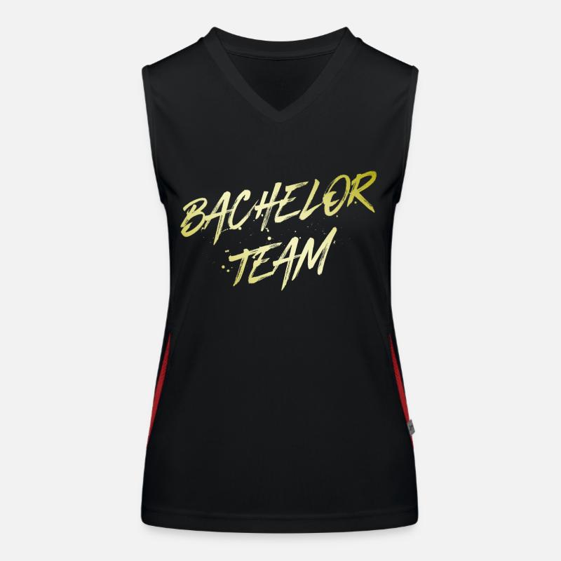 Bachelor Team Funktionelles Kontrast-Tank Top für Frauen