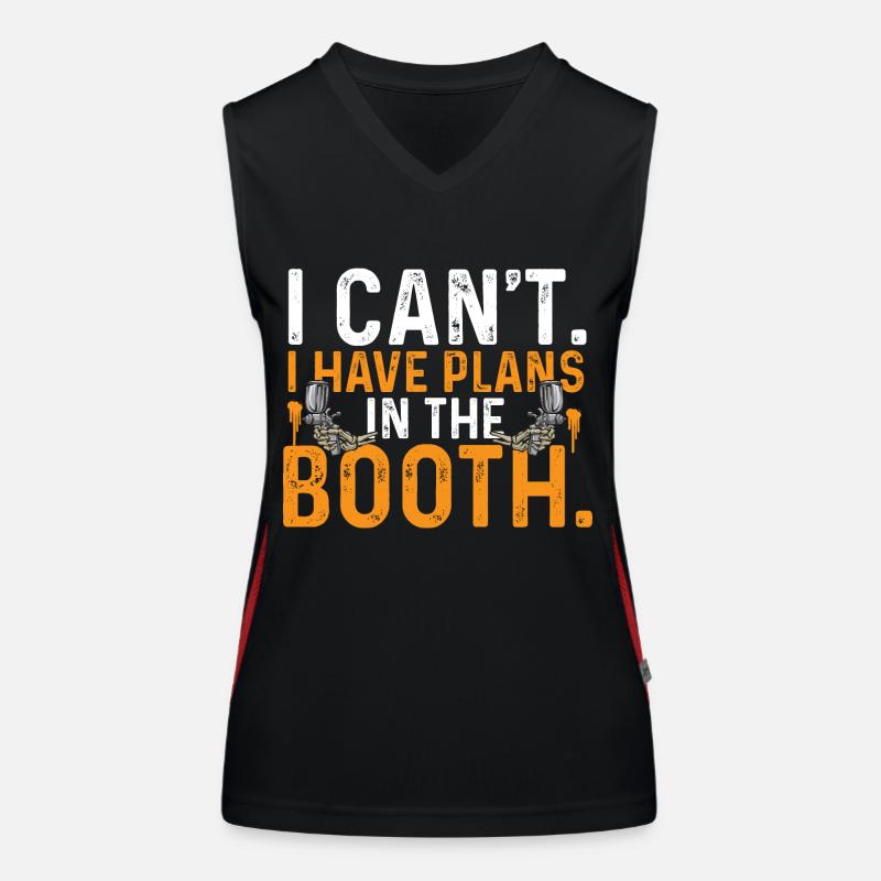 Body Painter Car Painter Painter Women's Functional Contrast Tank Top