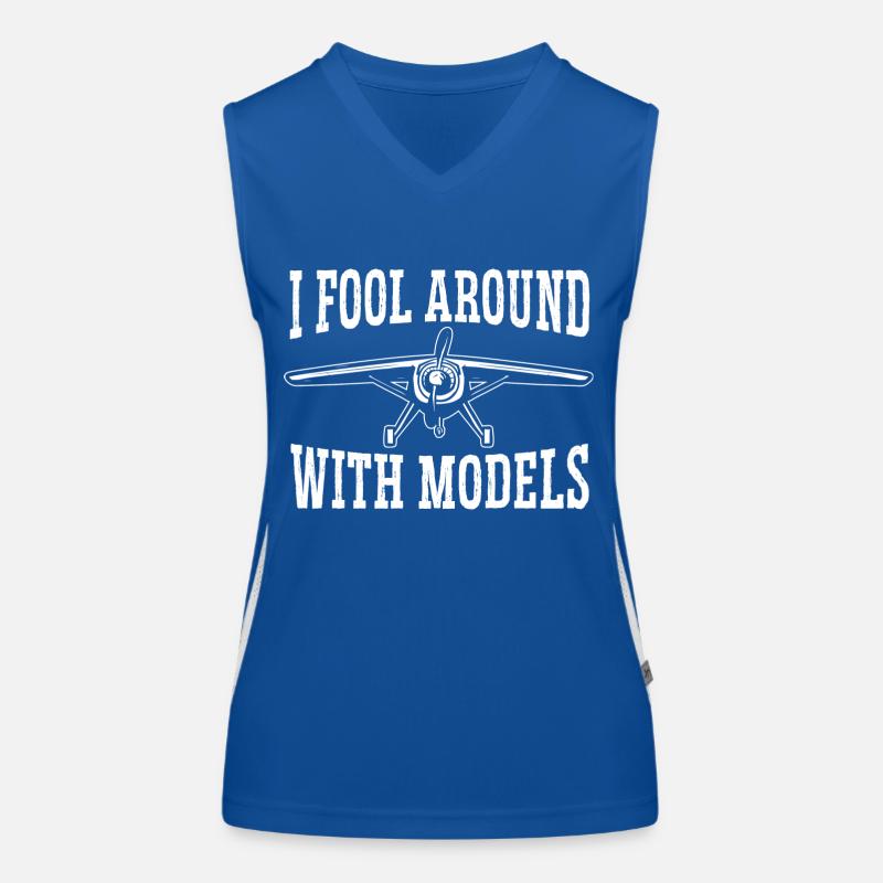 Modèle d’avion télécommandé Débardeur respirant contrasté Femme