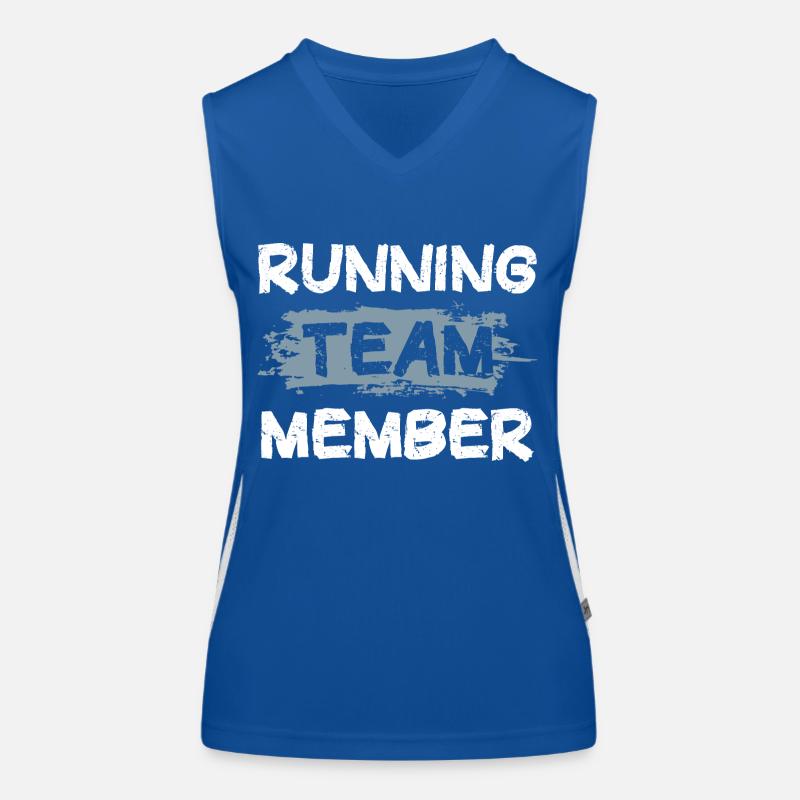 Équipe de course à pied Débardeur respirant contrasté Femme