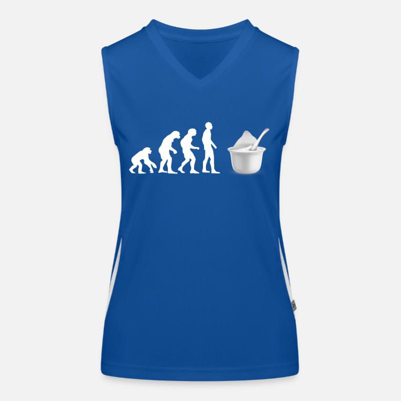 Joghurt Evolution Funktionelles Kontrast-Tank Top für Frauen