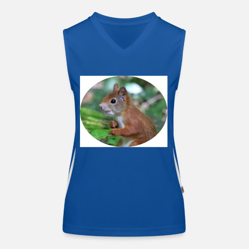 Eichhörnchen, Isibat Funktionelles Kontrast-Tank Top für Frauen