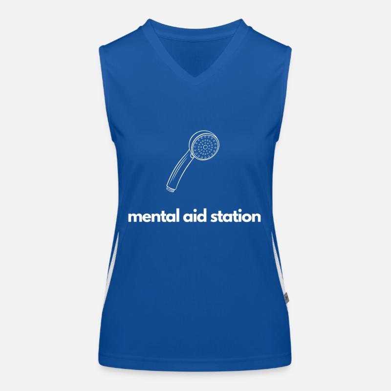 Station d’aide mentale David Croissance de l’état d’ de résilience Débardeur respirant contrasté Femme