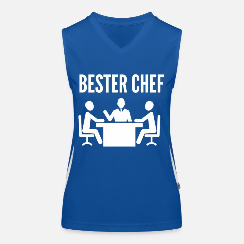 Bester Chef Funktionelles Kontrast-Tank Top für Frauen