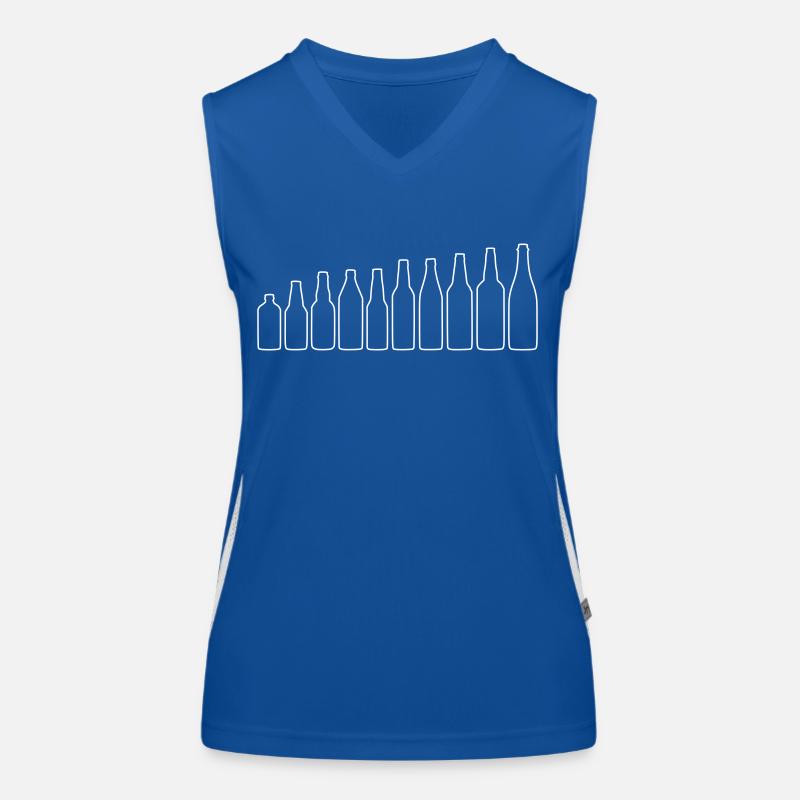 Beer bottles Women's Functional Contrast Tank Top