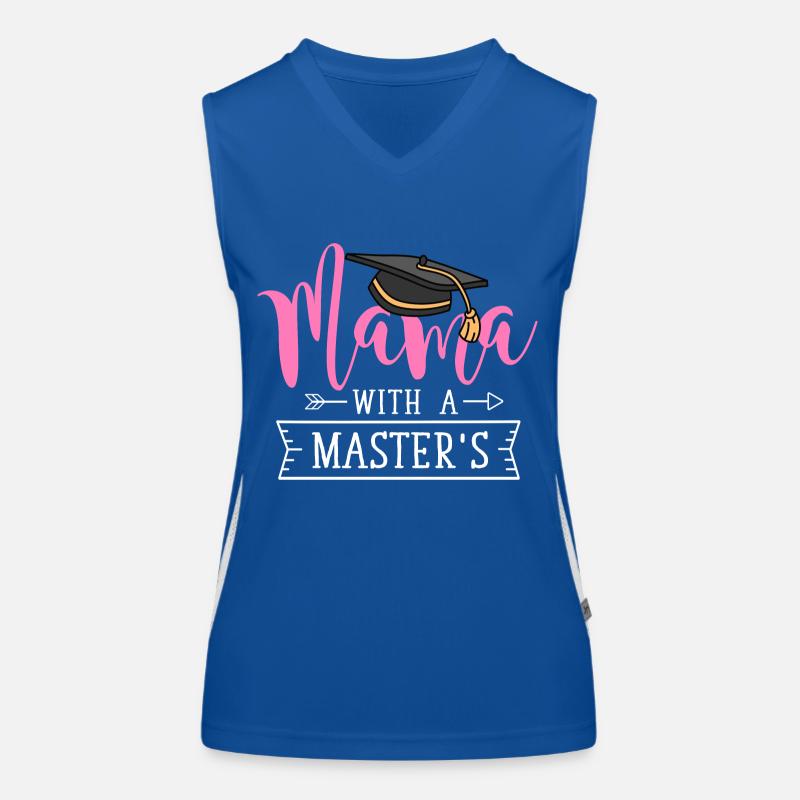 Master's Degree Studium Master Abschluss Funktionelles Kontrast-Tank Top für Frauen