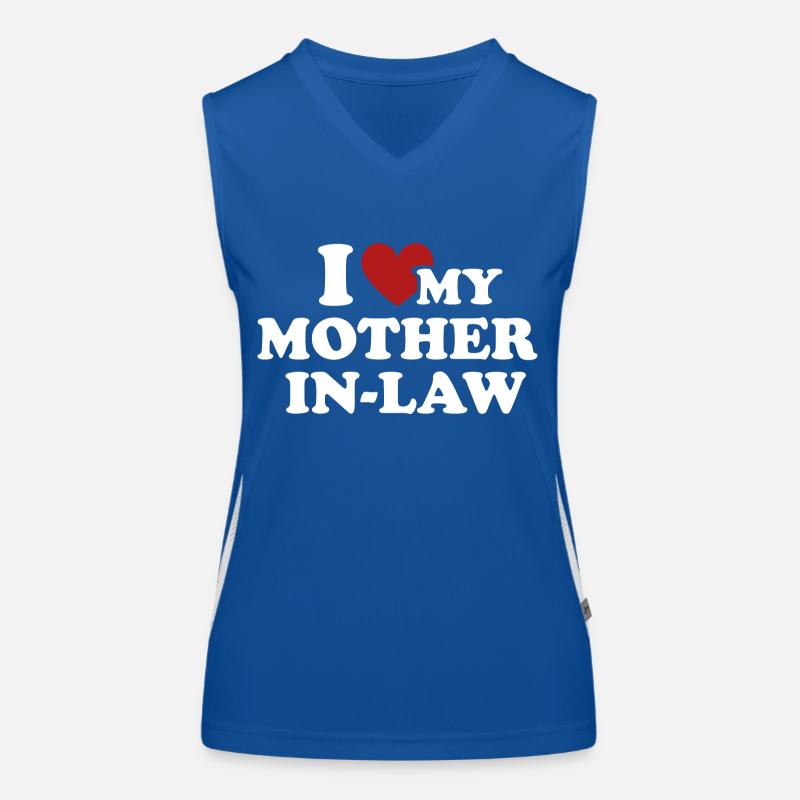 Ich liebe meine Schwiegermutter Funktionelles Kontrast-Tank Top für Frauen