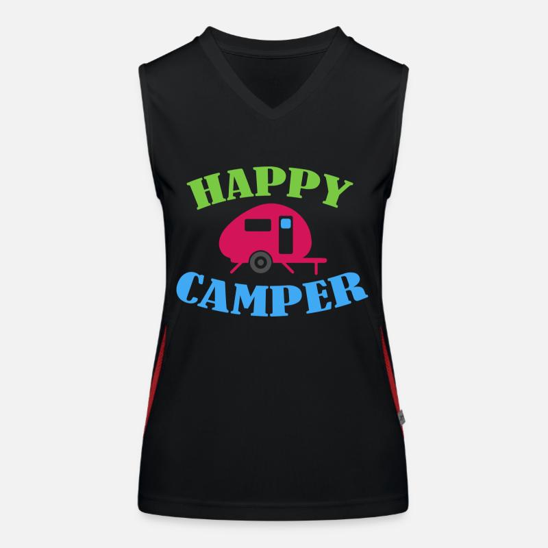Camping Débardeur respirant contrasté Femme