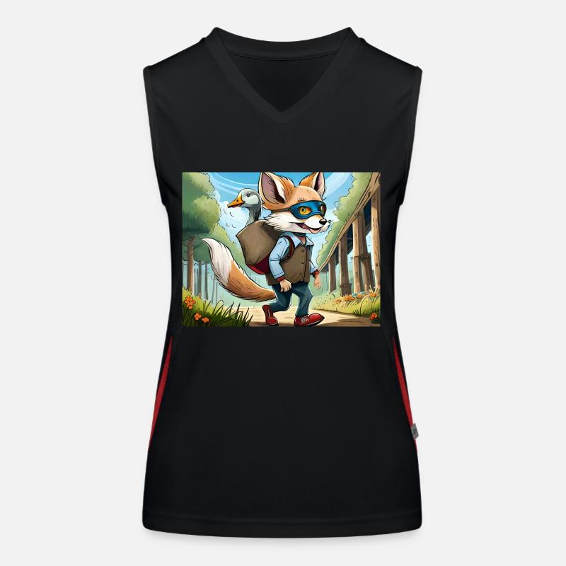 comptines allemandes illustrées bande dessinée Bake, Bake Débardeur respirant contrasté Femme