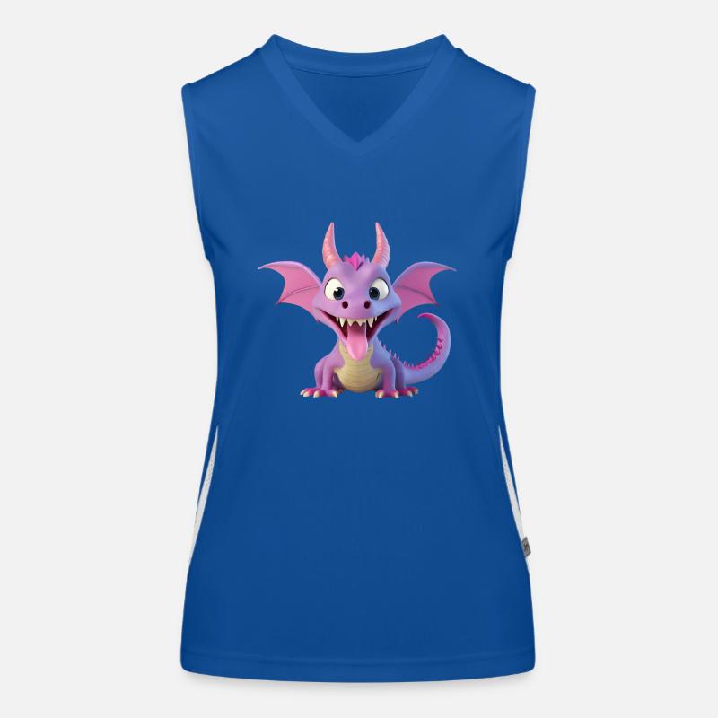 Wer sagt das ein Monster nicht niedlich aussieht? Funktionelles Kontrast-Tank Top für Frauen