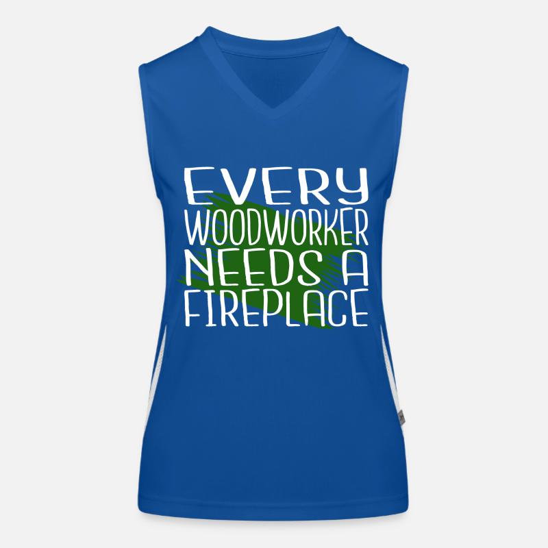 Idée cadeau apprenti forestier abattage humour Débardeur respirant contrasté Femme
