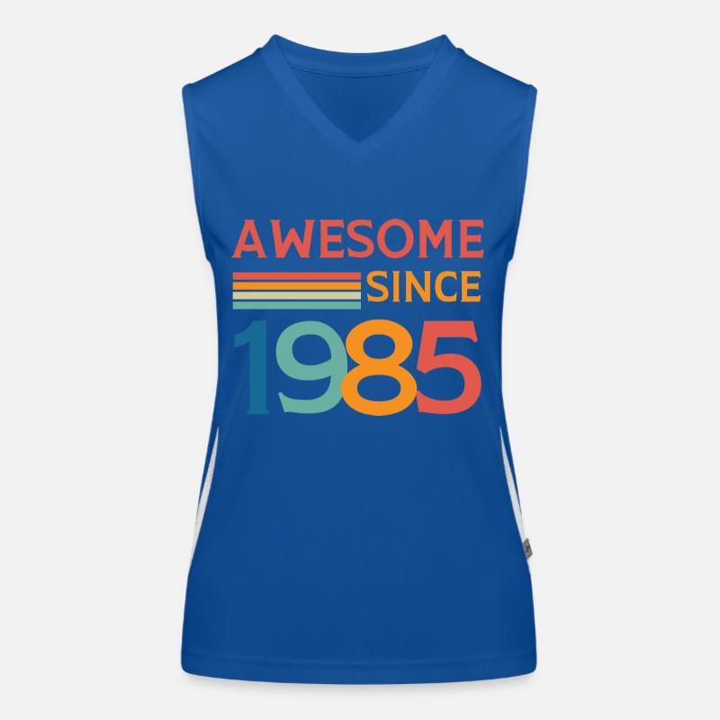 Awesome since 1985 Women's Functional Contrast Tank Top