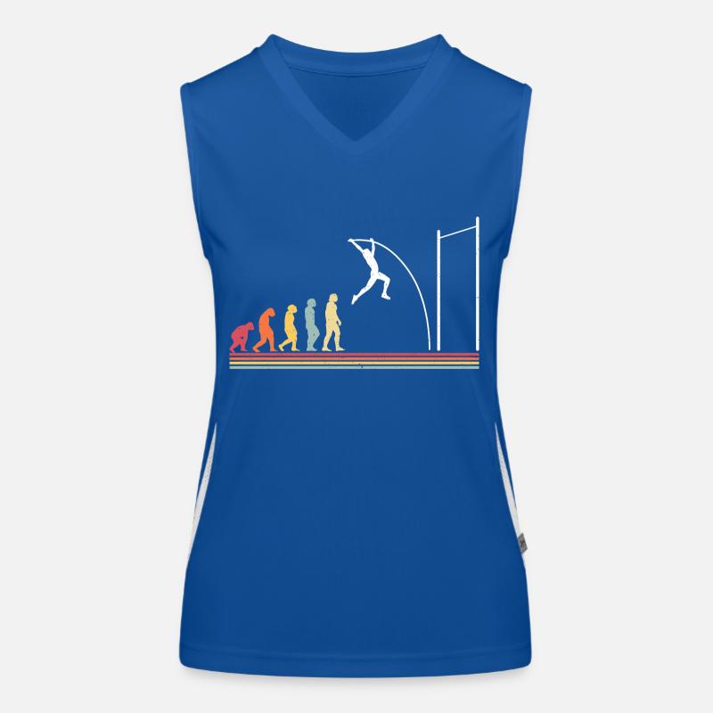 Pole Vaulter Gift Women's Functional Contrast Tank Top