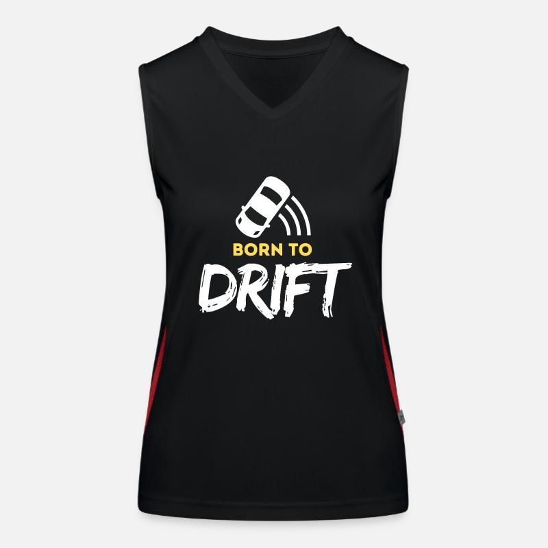 Born to Drift Women's Functional Contrast Tank Top