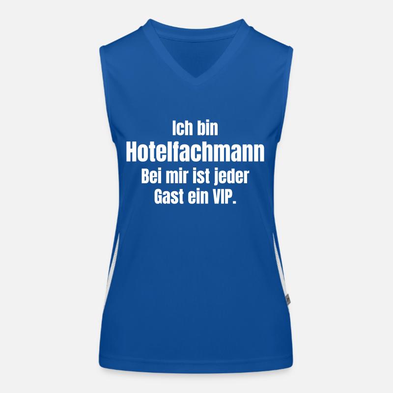 Hotelfachmann Funktionelles Kontrast-Tank Top für Frauen