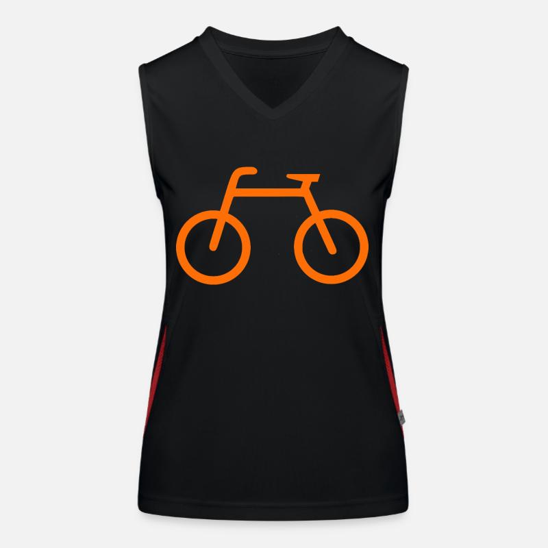 Bicyclette Débardeur respirant contrasté Femme