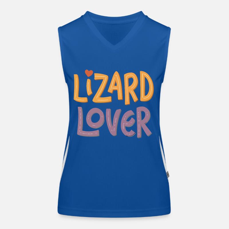 Lizard lover Débardeur respirant contrasté Femme