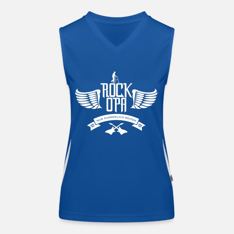 Rock Opa Funktionelles Kontrast-Tank Top für Frauen