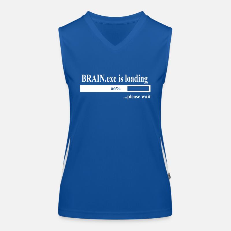 Brain.Exe is loading Funktionelles Kontrast-Tank Top für Frauen