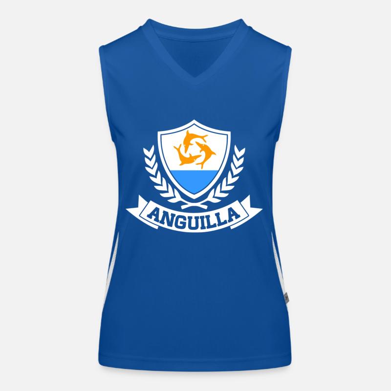 Anguilla Funktionelles Kontrast-Tank Top für Frauen
