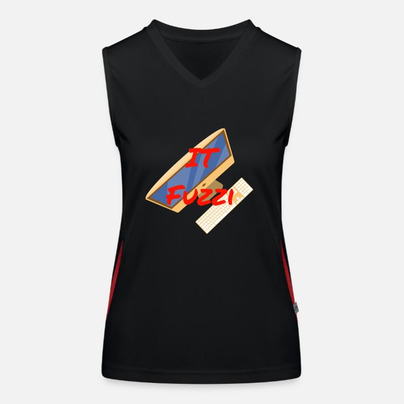 IT floue Débardeur respirant contrasté Femme