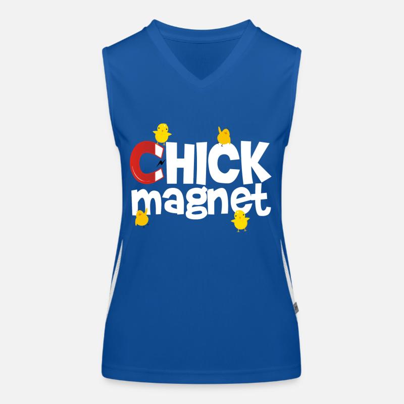 chick magnet Women's Functional Contrast Tank Top
