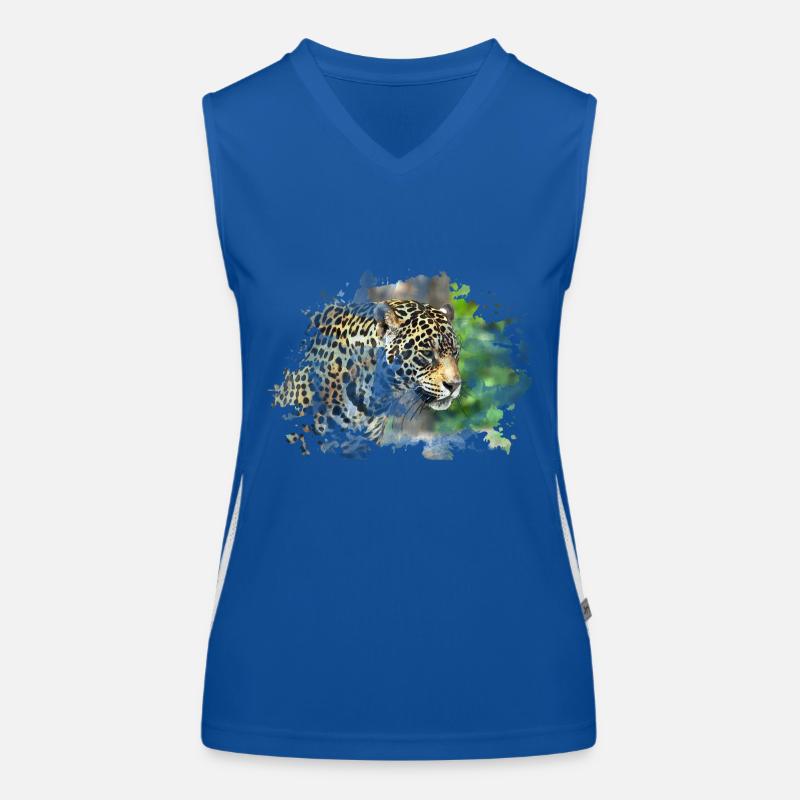 leopard Women's Functional Contrast Tank Top