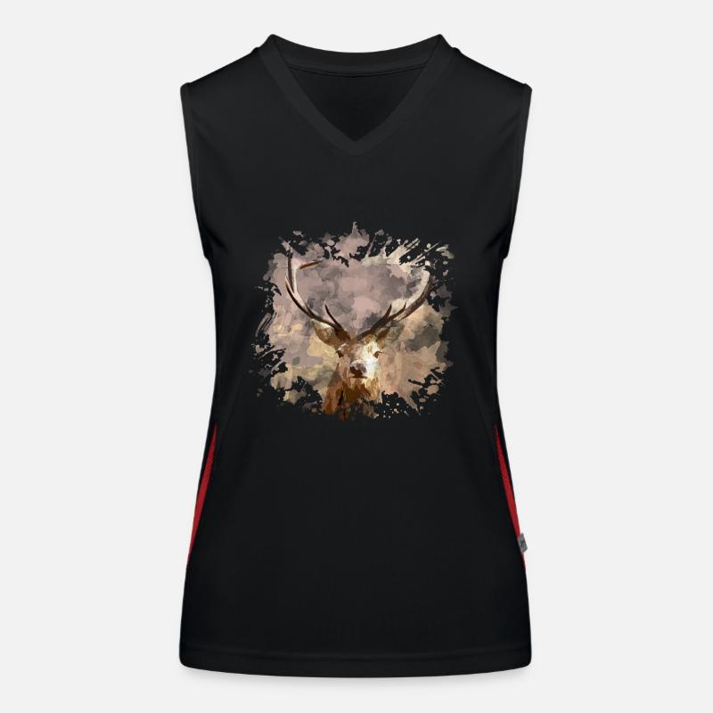 deer Women's Functional Contrast Tank Top
