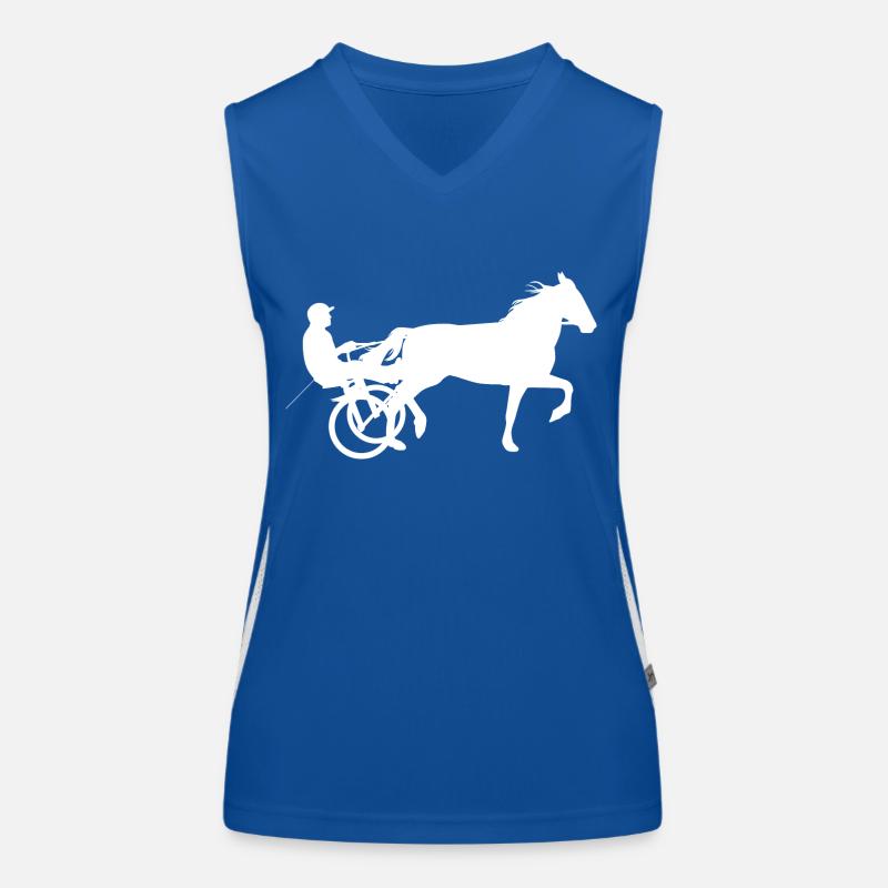 Courses hippiques courses hippiques Débardeur respirant contrasté Femme