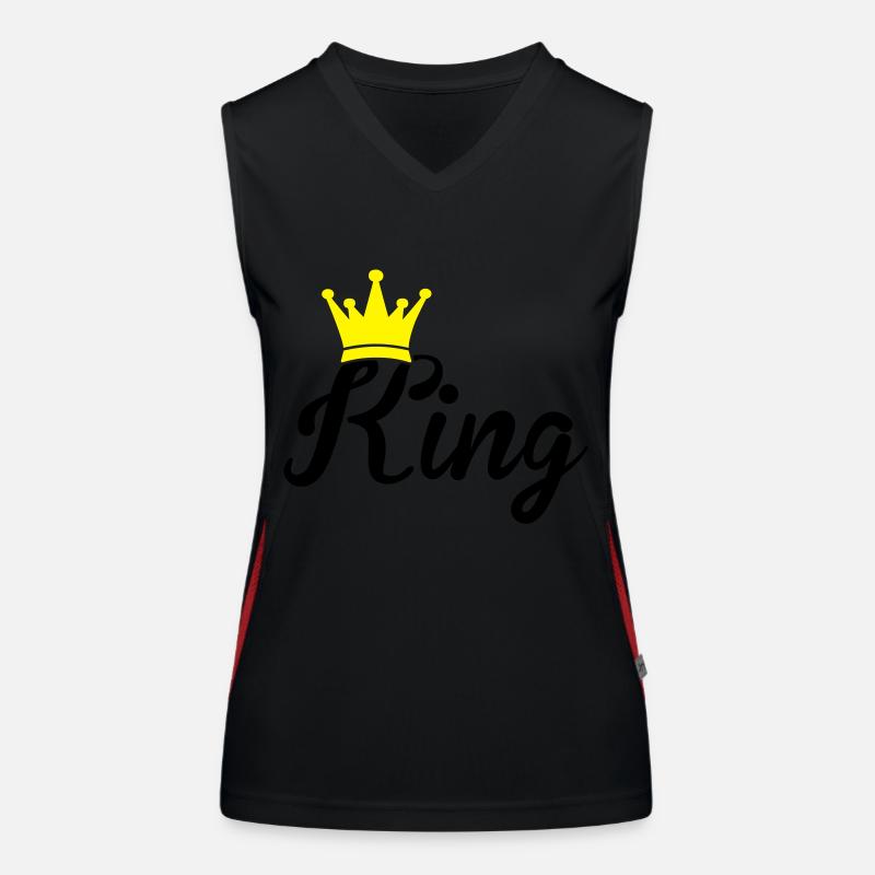 king Women's Functional Contrast Tank Top