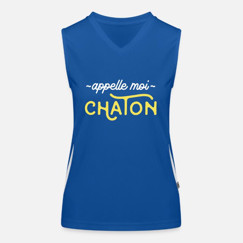 Appelle moi chaton Débardeur respirant contrasté Femme