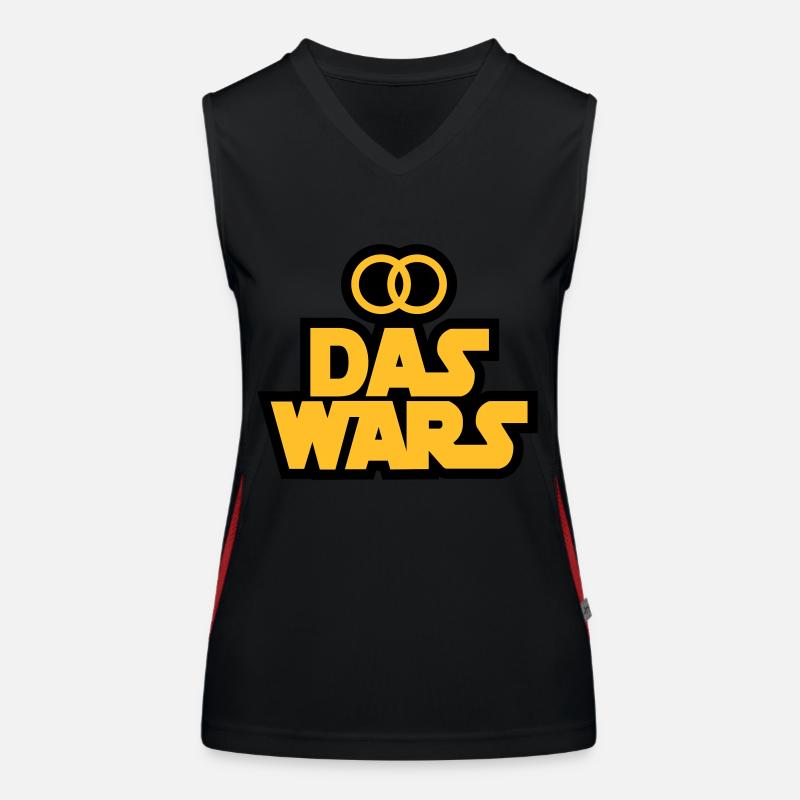Das Wars Funktionelles Kontrast-Tank Top für Frauen
