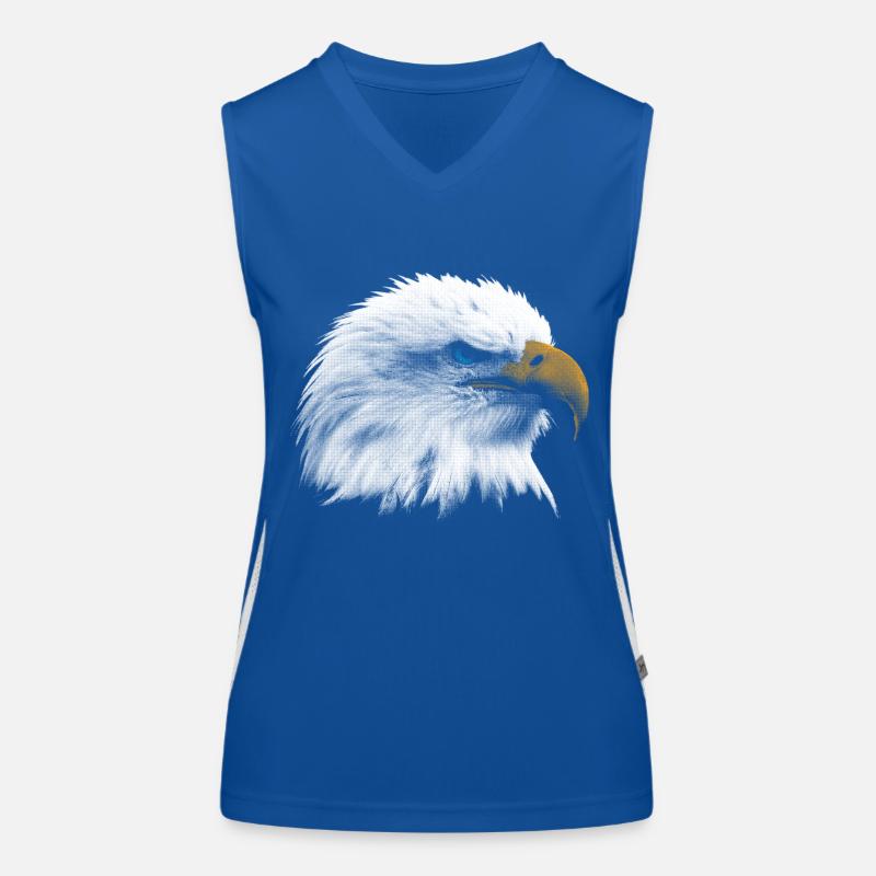 Pygargue à tête blanche Débardeur respirant contrasté Femme