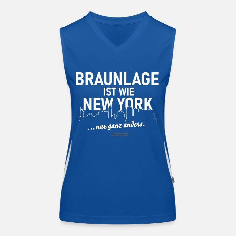 Braunlage ist wie New York Funktionelles Kontrast-Tank Top für Frauen