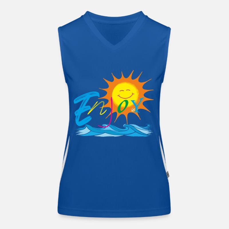 Jouir Débardeur respirant contrasté Femme