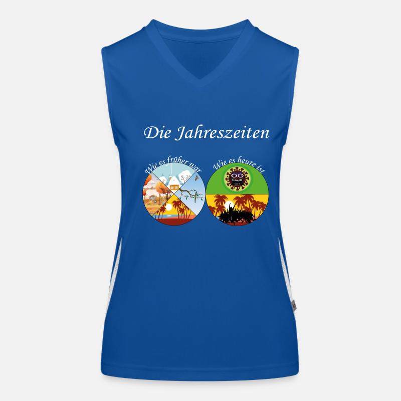Die Covid Saison Funktionelles Kontrast-Tank Top für Frauen