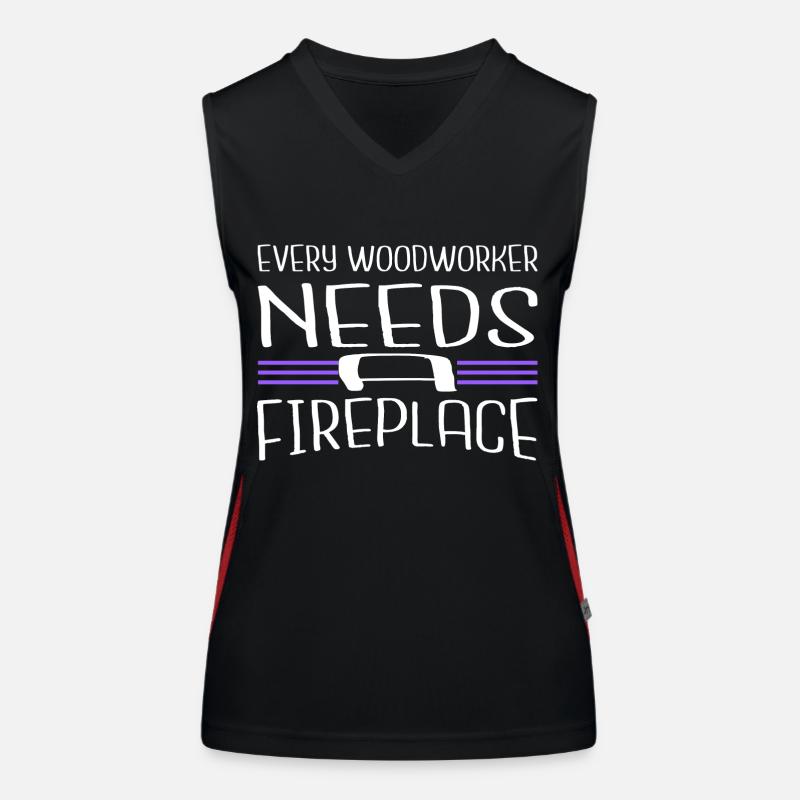 jackhammer birthday present fun Women's Functional Contrast Tank Top