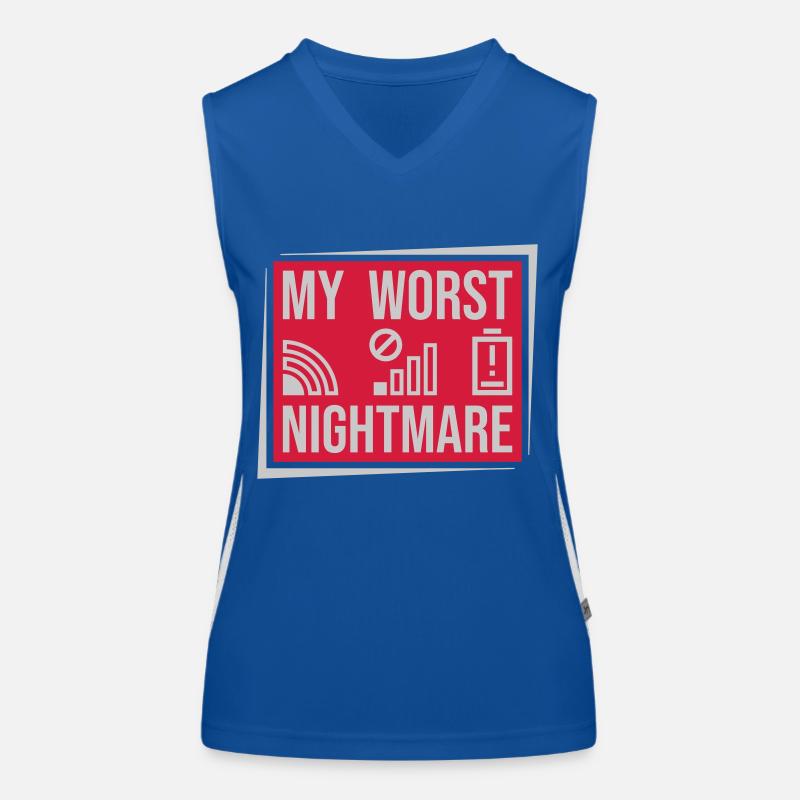 Shield my worst nightmare Women's Functional Contrast Tank Top