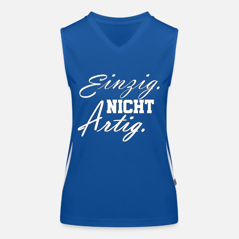 einzig nicht artig Funktionelles Kontrast-Tank Top für Frauen