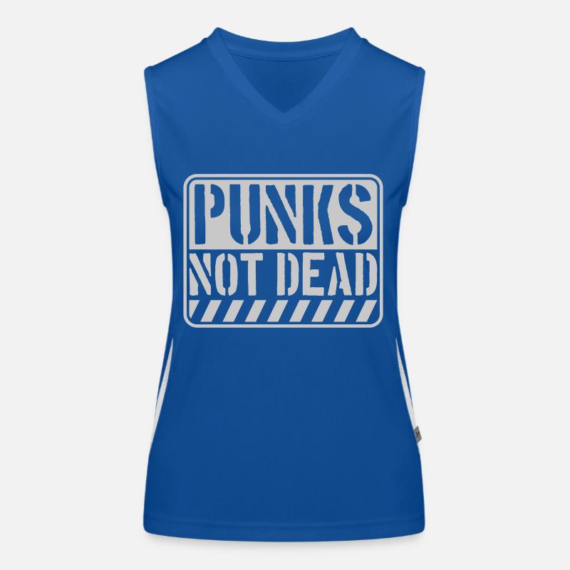 punks pas mort citation Débardeur respirant contrasté Femme