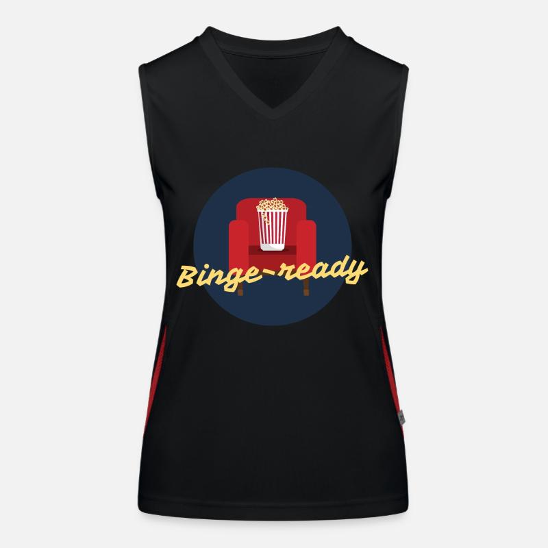 binge ready Funktionelles Kontrast-Tank Top für Frauen