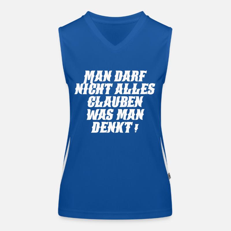 Glaube Funktionelles Kontrast-Tank Top für Frauen