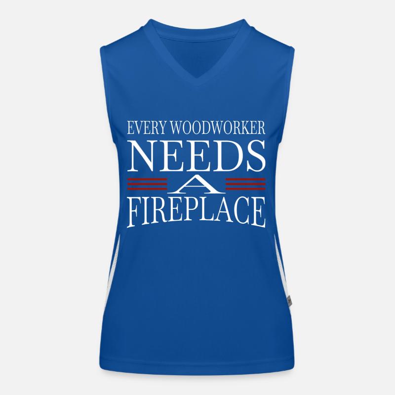carpenter jokes tshirts forester wood forestry Funktionelles Kontrast-Tank Top für Frauen