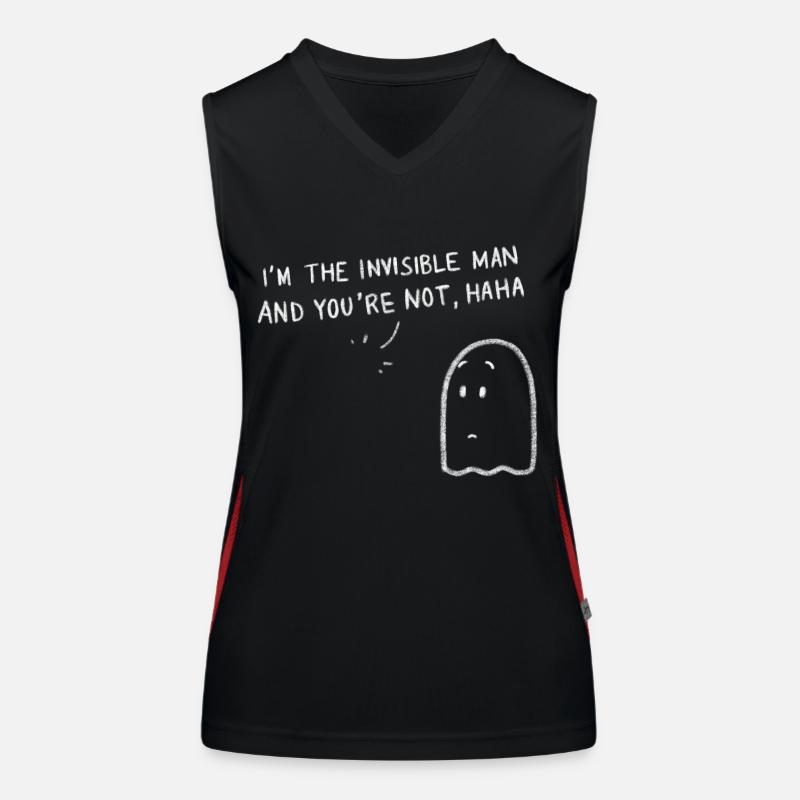 Invisible man Women's Functional Contrast Tank Top
