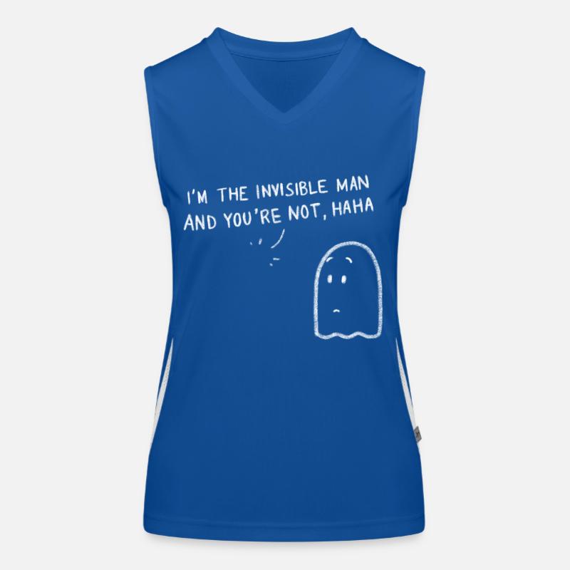 Invisible man Women's Functional Contrast Tank Top