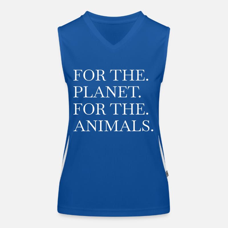 animal rights gift vegan humor statement Funktionelles Kontrast-Tank Top für Frauen